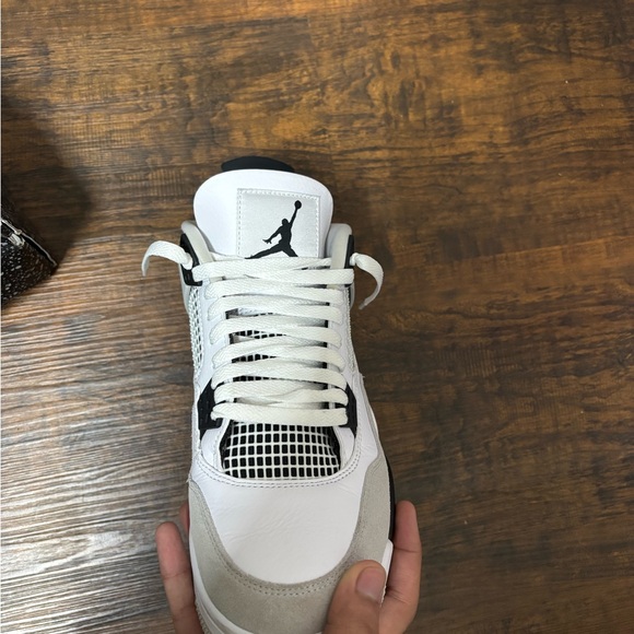 Military Black Jordan 4s slightly used - Picture 5 of 5